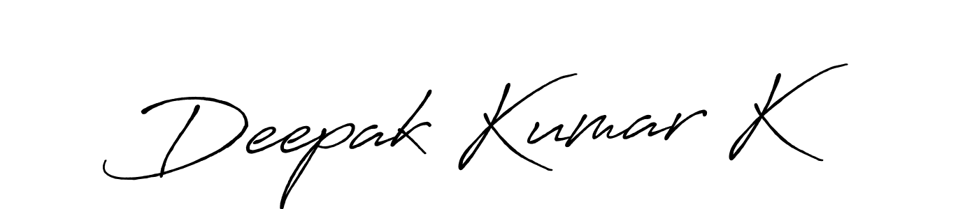 This is the best signature style for the Deepak Kumar K name. Also you like these signature font (Antro_Vectra_Bolder). Mix name signature. Deepak Kumar K signature style 7 images and pictures png