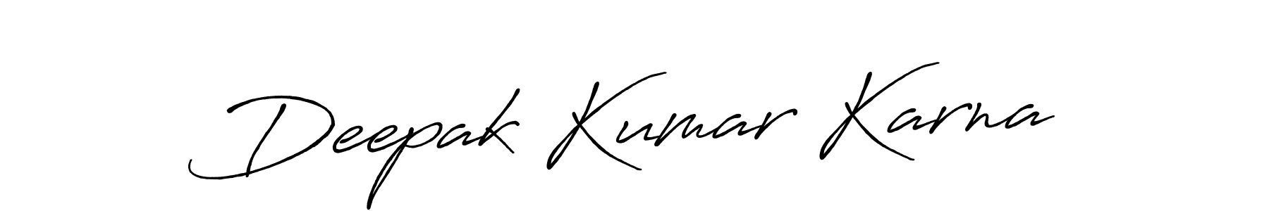 Use a signature maker to create a handwritten signature online. With this signature software, you can design (Antro_Vectra_Bolder) your own signature for name Deepak Kumar Karna. Deepak Kumar Karna signature style 7 images and pictures png