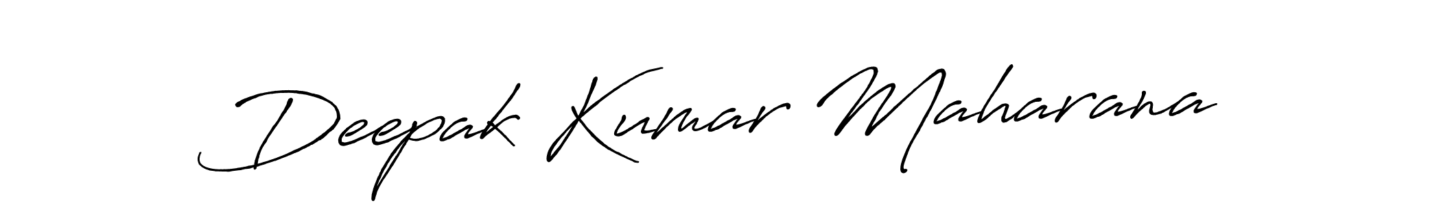 Antro_Vectra_Bolder is a professional signature style that is perfect for those who want to add a touch of class to their signature. It is also a great choice for those who want to make their signature more unique. Get Deepak Kumar Maharana name to fancy signature for free. Deepak Kumar Maharana signature style 7 images and pictures png