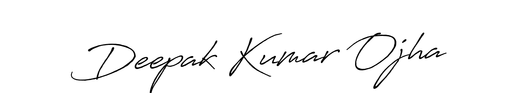 Deepak Kumar Ojha stylish signature style. Best Handwritten Sign (Antro_Vectra_Bolder) for my name. Handwritten Signature Collection Ideas for my name Deepak Kumar Ojha. Deepak Kumar Ojha signature style 7 images and pictures png