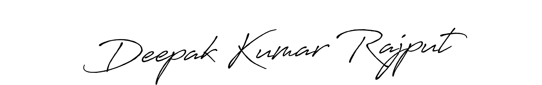 Create a beautiful signature design for name Deepak Kumar Rajput. With this signature (Antro_Vectra_Bolder) fonts, you can make a handwritten signature for free. Deepak Kumar Rajput signature style 7 images and pictures png