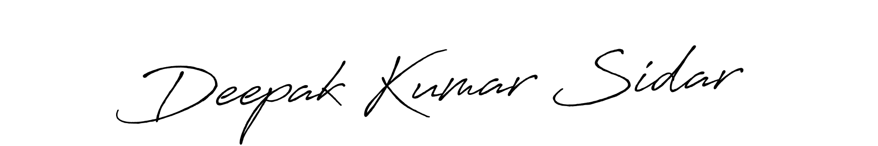 Use a signature maker to create a handwritten signature online. With this signature software, you can design (Antro_Vectra_Bolder) your own signature for name Deepak Kumar Sidar. Deepak Kumar Sidar signature style 7 images and pictures png