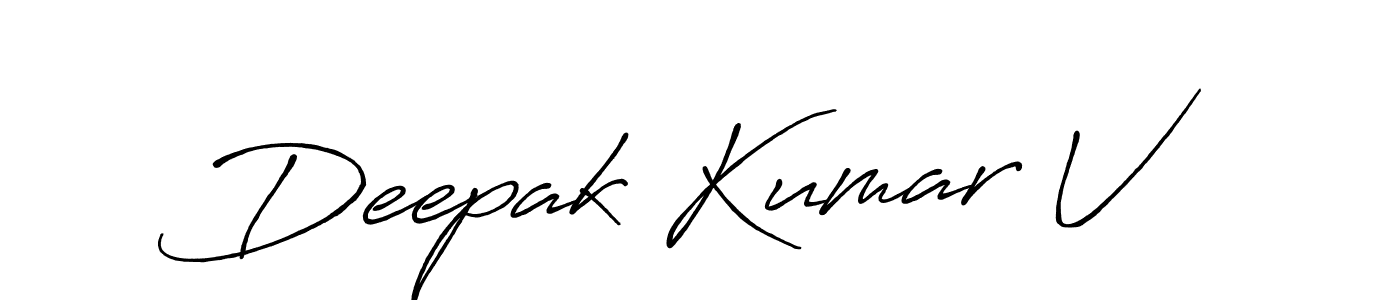 if you are searching for the best signature style for your name Deepak Kumar V. so please give up your signature search. here we have designed multiple signature styles  using Antro_Vectra_Bolder. Deepak Kumar V signature style 7 images and pictures png