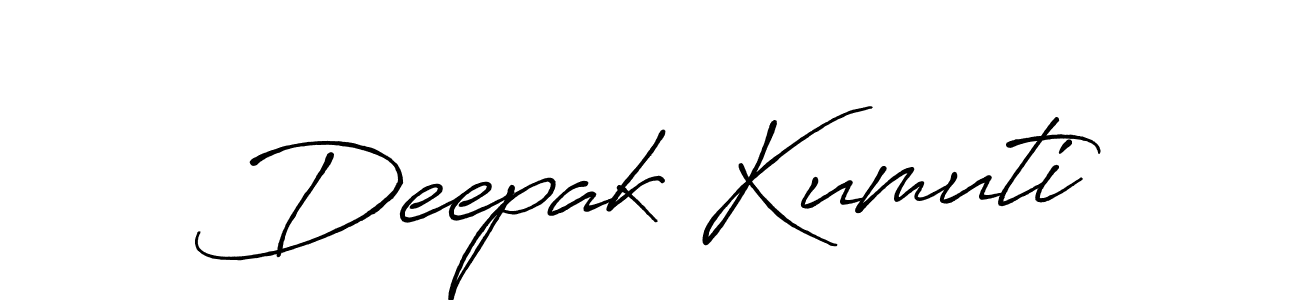 It looks lik you need a new signature style for name Deepak Kumuti. Design unique handwritten (Antro_Vectra_Bolder) signature with our free signature maker in just a few clicks. Deepak Kumuti signature style 7 images and pictures png