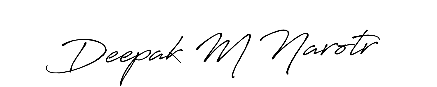 Check out images of Autograph of Deepak M Narotr name. Actor Deepak M Narotr Signature Style. Antro_Vectra_Bolder is a professional sign style online. Deepak M Narotr signature style 7 images and pictures png