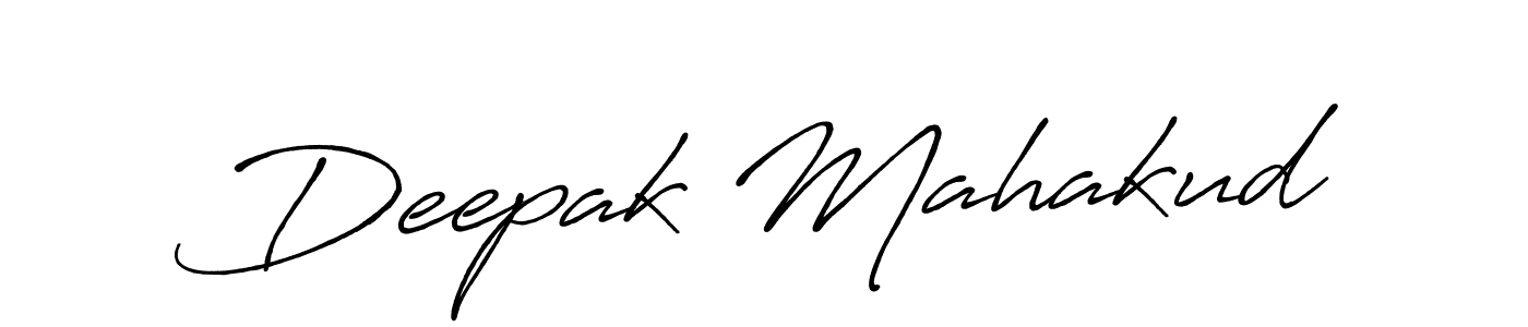 Design your own signature with our free online signature maker. With this signature software, you can create a handwritten (Antro_Vectra_Bolder) signature for name Deepak Mahakud. Deepak Mahakud signature style 7 images and pictures png