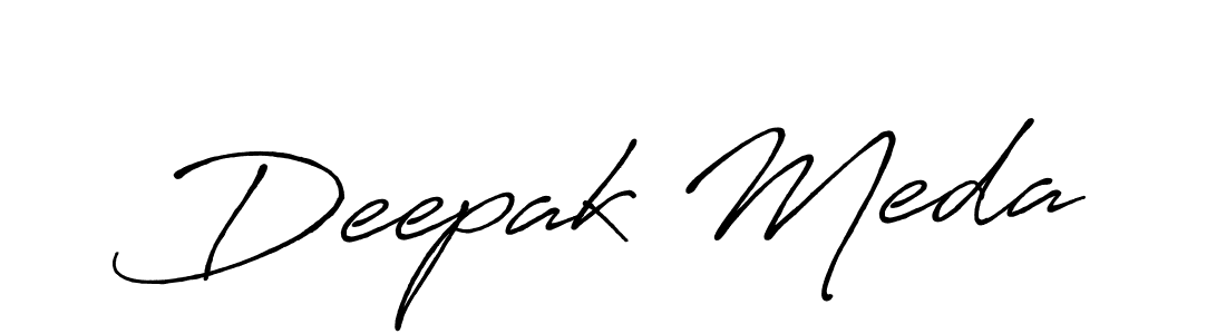Here are the top 10 professional signature styles for the name Deepak Meda. These are the best autograph styles you can use for your name. Deepak Meda signature style 7 images and pictures png