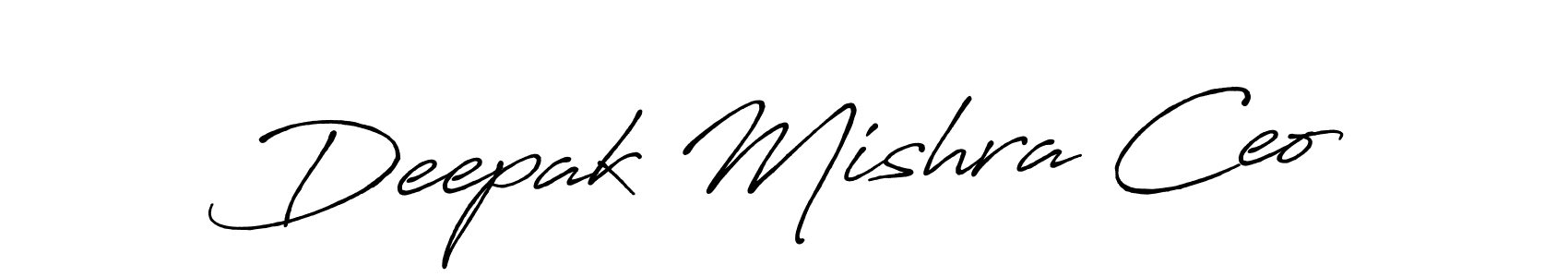 Also we have Deepak Mishra Ceo name is the best signature style. Create professional handwritten signature collection using Antro_Vectra_Bolder autograph style. Deepak Mishra Ceo signature style 7 images and pictures png