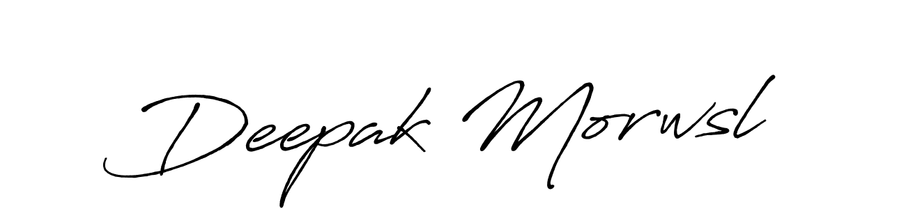 Make a beautiful signature design for name Deepak Morwsl. Use this online signature maker to create a handwritten signature for free. Deepak Morwsl signature style 7 images and pictures png