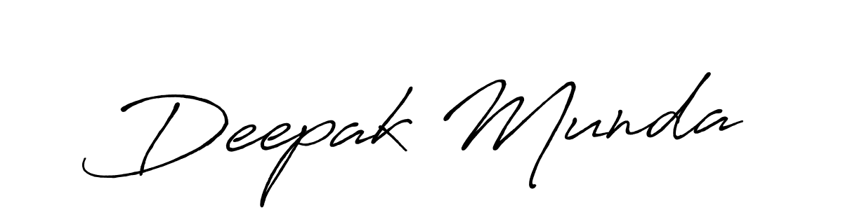 Also You can easily find your signature by using the search form. We will create Deepak Munda name handwritten signature images for you free of cost using Antro_Vectra_Bolder sign style. Deepak Munda signature style 7 images and pictures png