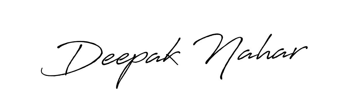 It looks lik you need a new signature style for name Deepak Nahar. Design unique handwritten (Antro_Vectra_Bolder) signature with our free signature maker in just a few clicks. Deepak Nahar signature style 7 images and pictures png