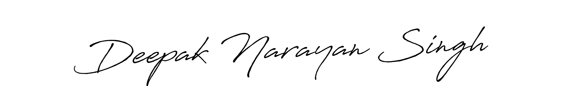 It looks lik you need a new signature style for name Deepak Narayan Singh. Design unique handwritten (Antro_Vectra_Bolder) signature with our free signature maker in just a few clicks. Deepak Narayan Singh signature style 7 images and pictures png