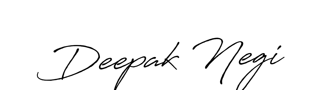 How to make Deepak Negi signature? Antro_Vectra_Bolder is a professional autograph style. Create handwritten signature for Deepak Negi name. Deepak Negi signature style 7 images and pictures png