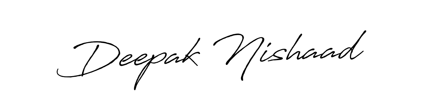 Similarly Antro_Vectra_Bolder is the best handwritten signature design. Signature creator online .You can use it as an online autograph creator for name Deepak Nishaad. Deepak Nishaad signature style 7 images and pictures png