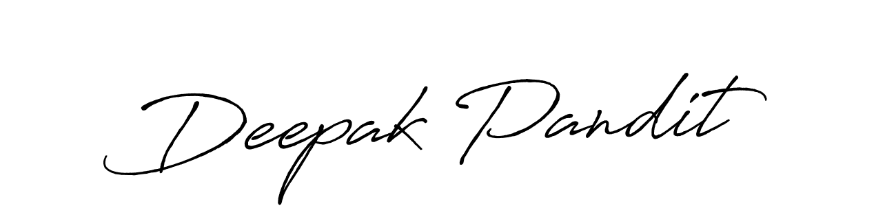 The best way (Antro_Vectra_Bolder) to make a short signature is to pick only two or three words in your name. The name Deepak Pandit include a total of six letters. For converting this name. Deepak Pandit signature style 7 images and pictures png