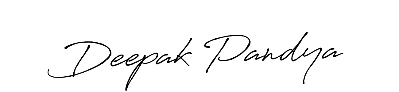 Once you've used our free online signature maker to create your best signature Antro_Vectra_Bolder style, it's time to enjoy all of the benefits that Deepak Pandya name signing documents. Deepak Pandya signature style 7 images and pictures png