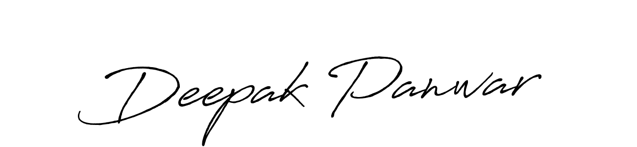 It looks lik you need a new signature style for name Deepak Panwar. Design unique handwritten (Antro_Vectra_Bolder) signature with our free signature maker in just a few clicks. Deepak Panwar signature style 7 images and pictures png