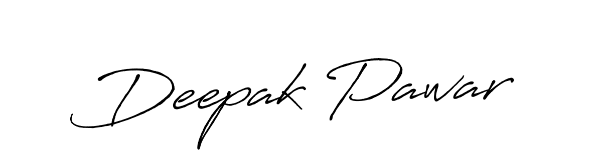 Design your own signature with our free online signature maker. With this signature software, you can create a handwritten (Antro_Vectra_Bolder) signature for name Deepak Pawar. Deepak Pawar signature style 7 images and pictures png