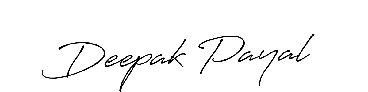 Also You can easily find your signature by using the search form. We will create Deepak Payal name handwritten signature images for you free of cost using Antro_Vectra_Bolder sign style. Deepak Payal signature style 7 images and pictures png