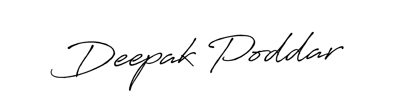 Make a beautiful signature design for name Deepak Poddar. Use this online signature maker to create a handwritten signature for free. Deepak Poddar signature style 7 images and pictures png