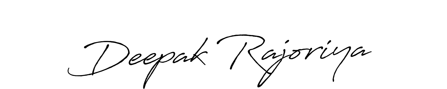 Use a signature maker to create a handwritten signature online. With this signature software, you can design (Antro_Vectra_Bolder) your own signature for name Deepak Rajoriya. Deepak Rajoriya signature style 7 images and pictures png