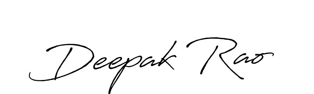 It looks lik you need a new signature style for name Deepak Rao. Design unique handwritten (Antro_Vectra_Bolder) signature with our free signature maker in just a few clicks. Deepak Rao signature style 7 images and pictures png