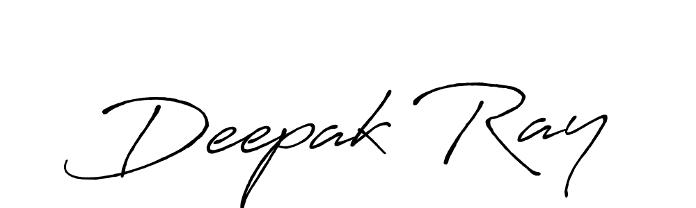 Use a signature maker to create a handwritten signature online. With this signature software, you can design (Antro_Vectra_Bolder) your own signature for name Deepak Ray. Deepak Ray signature style 7 images and pictures png