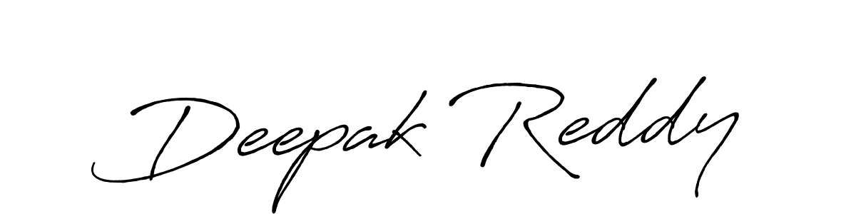 Design your own signature with our free online signature maker. With this signature software, you can create a handwritten (Antro_Vectra_Bolder) signature for name Deepak Reddy. Deepak Reddy signature style 7 images and pictures png