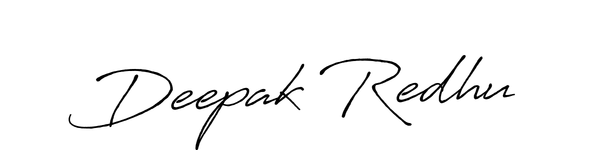 How to make Deepak Redhu signature? Antro_Vectra_Bolder is a professional autograph style. Create handwritten signature for Deepak Redhu name. Deepak Redhu signature style 7 images and pictures png