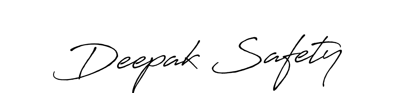 The best way (Antro_Vectra_Bolder) to make a short signature is to pick only two or three words in your name. The name Deepak Safety include a total of six letters. For converting this name. Deepak Safety signature style 7 images and pictures png