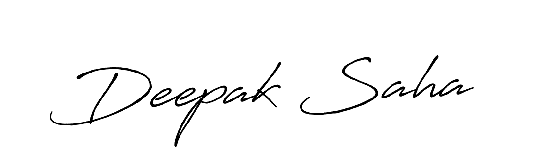 Deepak Saha stylish signature style. Best Handwritten Sign (Antro_Vectra_Bolder) for my name. Handwritten Signature Collection Ideas for my name Deepak Saha. Deepak Saha signature style 7 images and pictures png