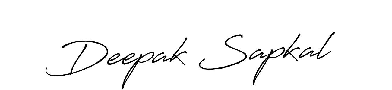Also we have Deepak Sapkal name is the best signature style. Create professional handwritten signature collection using Antro_Vectra_Bolder autograph style. Deepak Sapkal signature style 7 images and pictures png