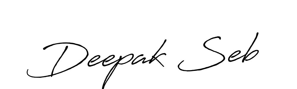 Also You can easily find your signature by using the search form. We will create Deepak Seb name handwritten signature images for you free of cost using Antro_Vectra_Bolder sign style. Deepak Seb signature style 7 images and pictures png