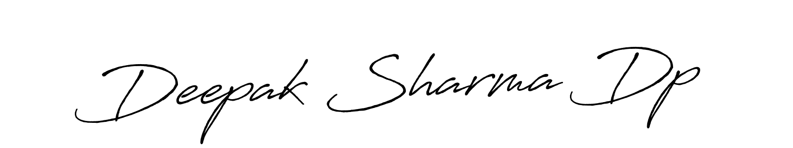 It looks lik you need a new signature style for name Deepak Sharma Dp. Design unique handwritten (Antro_Vectra_Bolder) signature with our free signature maker in just a few clicks. Deepak Sharma Dp signature style 7 images and pictures png