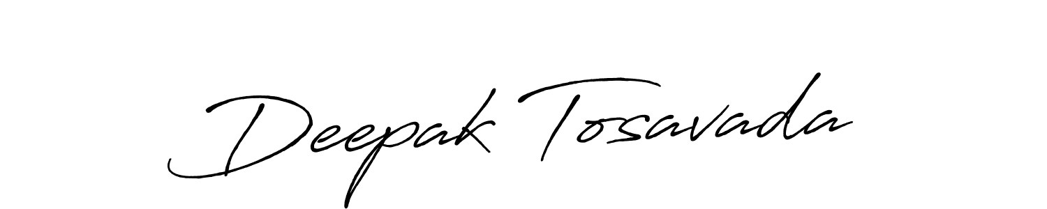 Here are the top 10 professional signature styles for the name Deepak Tosavada. These are the best autograph styles you can use for your name. Deepak Tosavada signature style 7 images and pictures png