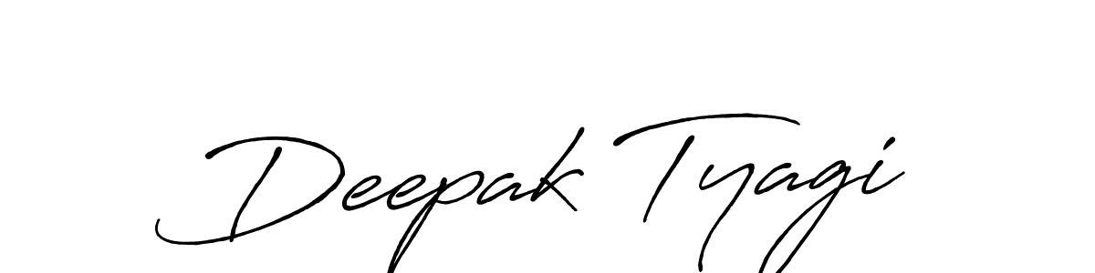 Use a signature maker to create a handwritten signature online. With this signature software, you can design (Antro_Vectra_Bolder) your own signature for name Deepak Tyagi. Deepak Tyagi signature style 7 images and pictures png