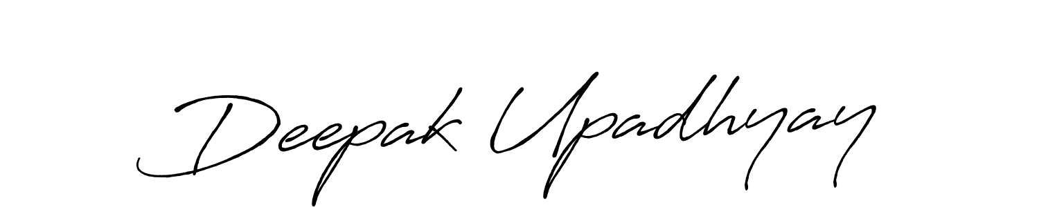 Make a short Deepak Upadhyay signature style. Manage your documents anywhere anytime using Antro_Vectra_Bolder. Create and add eSignatures, submit forms, share and send files easily. Deepak Upadhyay signature style 7 images and pictures png