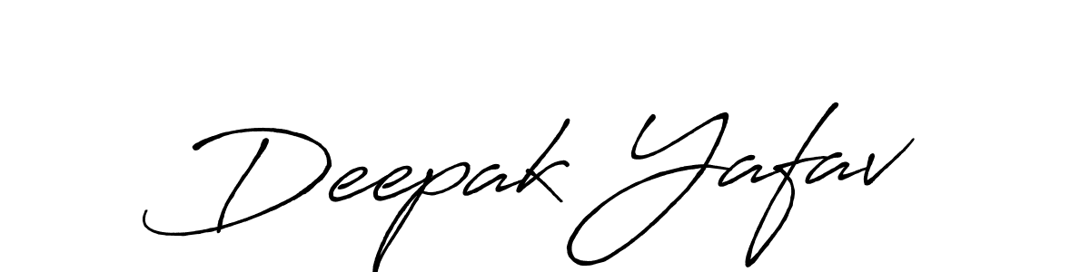 Make a beautiful signature design for name Deepak Yafav. Use this online signature maker to create a handwritten signature for free. Deepak Yafav signature style 7 images and pictures png