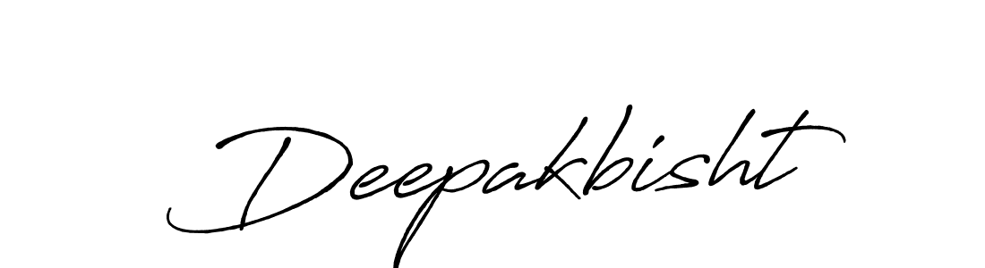 It looks lik you need a new signature style for name Deepakbisht. Design unique handwritten (Antro_Vectra_Bolder) signature with our free signature maker in just a few clicks. Deepakbisht signature style 7 images and pictures png