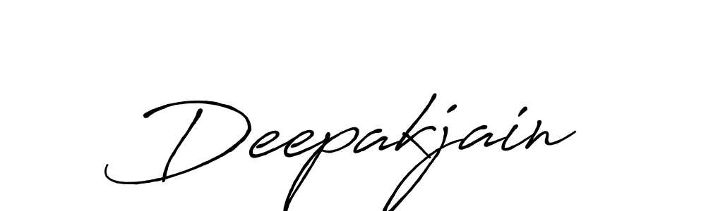 Design your own signature with our free online signature maker. With this signature software, you can create a handwritten (Antro_Vectra_Bolder) signature for name Deepakjain. Deepakjain signature style 7 images and pictures png