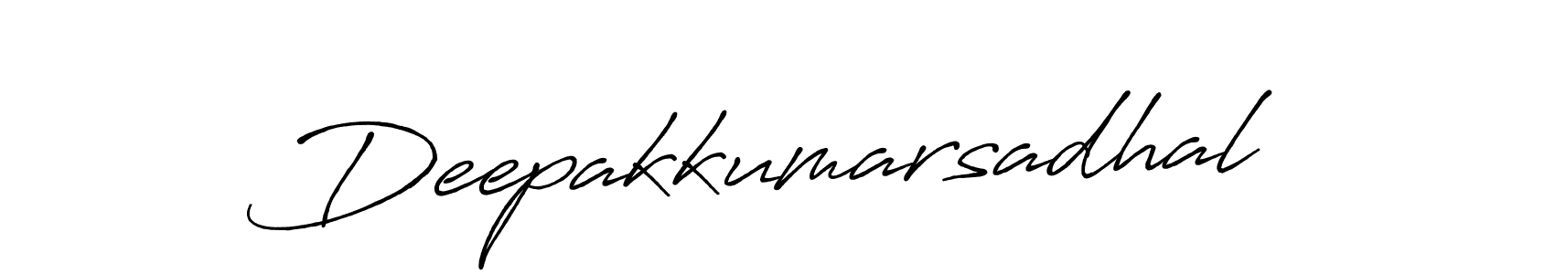 Deepakkumarsadhal stylish signature style. Best Handwritten Sign (Antro_Vectra_Bolder) for my name. Handwritten Signature Collection Ideas for my name Deepakkumarsadhal. Deepakkumarsadhal signature style 7 images and pictures png