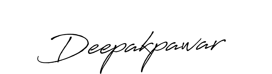 How to make Deepakpawar signature? Antro_Vectra_Bolder is a professional autograph style. Create handwritten signature for Deepakpawar name. Deepakpawar signature style 7 images and pictures png