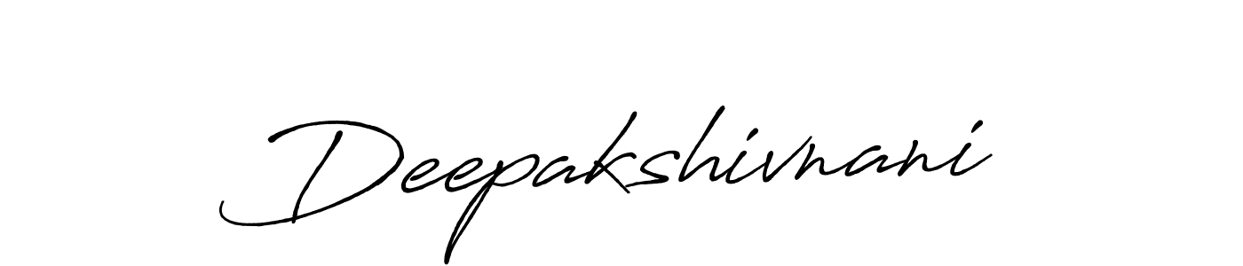 Also we have Deepakshivnani name is the best signature style. Create professional handwritten signature collection using Antro_Vectra_Bolder autograph style. Deepakshivnani signature style 7 images and pictures png