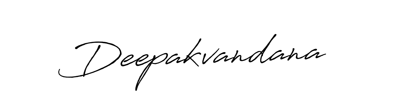 Design your own signature with our free online signature maker. With this signature software, you can create a handwritten (Antro_Vectra_Bolder) signature for name Deepakvandana. Deepakvandana signature style 7 images and pictures png