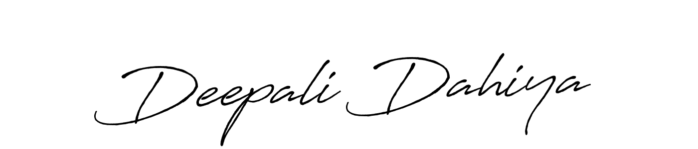 How to make Deepali Dahiya signature? Antro_Vectra_Bolder is a professional autograph style. Create handwritten signature for Deepali Dahiya name. Deepali Dahiya signature style 7 images and pictures png
