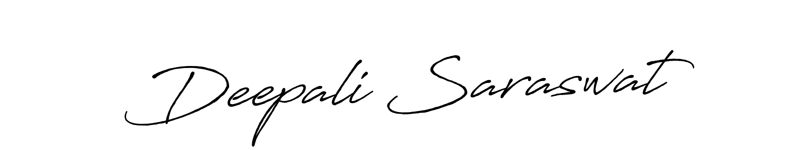 How to make Deepali Saraswat name signature. Use Antro_Vectra_Bolder style for creating short signs online. This is the latest handwritten sign. Deepali Saraswat signature style 7 images and pictures png