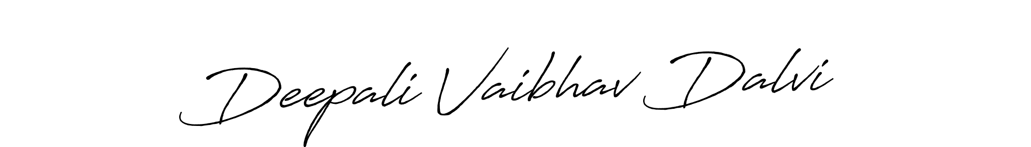 The best way (Antro_Vectra_Bolder) to make a short signature is to pick only two or three words in your name. The name Deepali Vaibhav Dalvi include a total of six letters. For converting this name. Deepali Vaibhav Dalvi signature style 7 images and pictures png