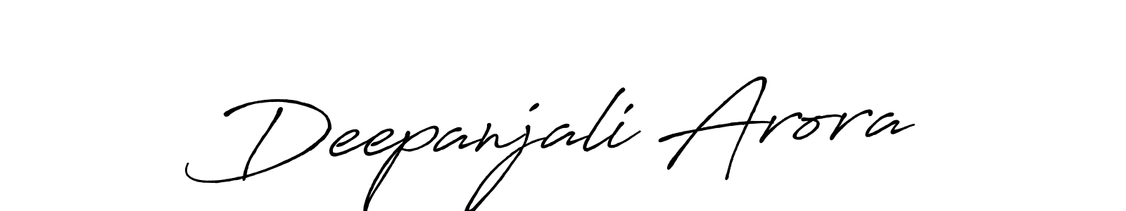 You should practise on your own different ways (Antro_Vectra_Bolder) to write your name (Deepanjali Arora) in signature. don't let someone else do it for you. Deepanjali Arora signature style 7 images and pictures png