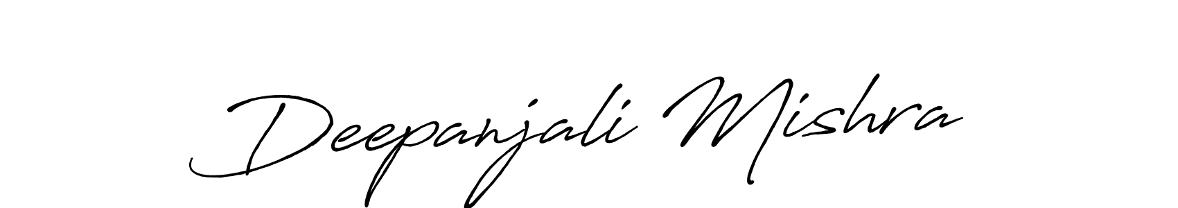 You should practise on your own different ways (Antro_Vectra_Bolder) to write your name (Deepanjali Mishra) in signature. don't let someone else do it for you. Deepanjali Mishra signature style 7 images and pictures png