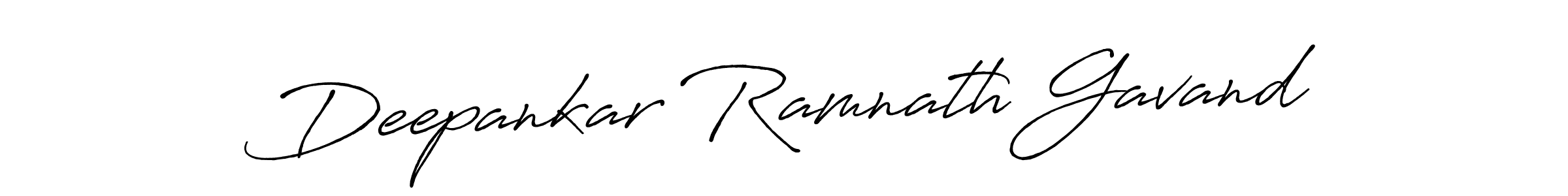 Antro_Vectra_Bolder is a professional signature style that is perfect for those who want to add a touch of class to their signature. It is also a great choice for those who want to make their signature more unique. Get Deepankar Ramnath Gavand name to fancy signature for free. Deepankar Ramnath Gavand signature style 7 images and pictures png